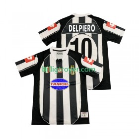 Billige Fotballdrakter Juventus DEL PIERO 10 2003 Retro Hjemmedraktsett 2002 Kortermet